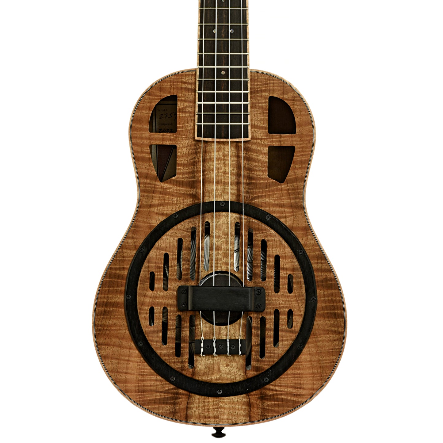 Front of Mya-Moe Resonator Tenor Ukulele