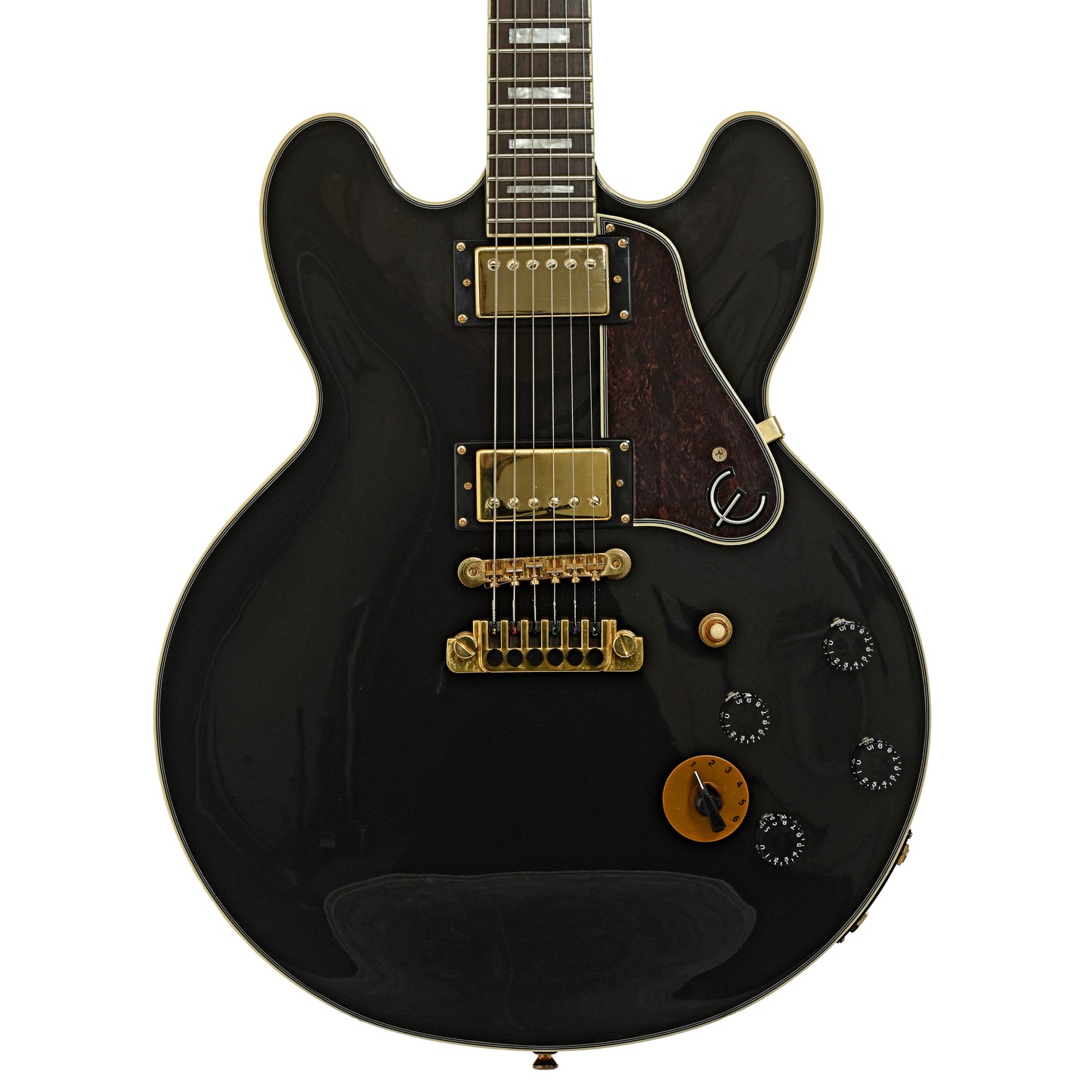 Front of Epiphone Lucille Hollowbody Electric Guitar