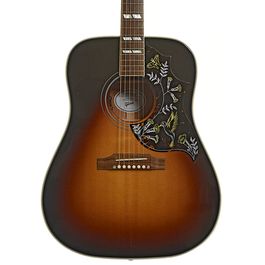 Front of Gibson Hummingbird Standard Acoustic-Electric Guitar