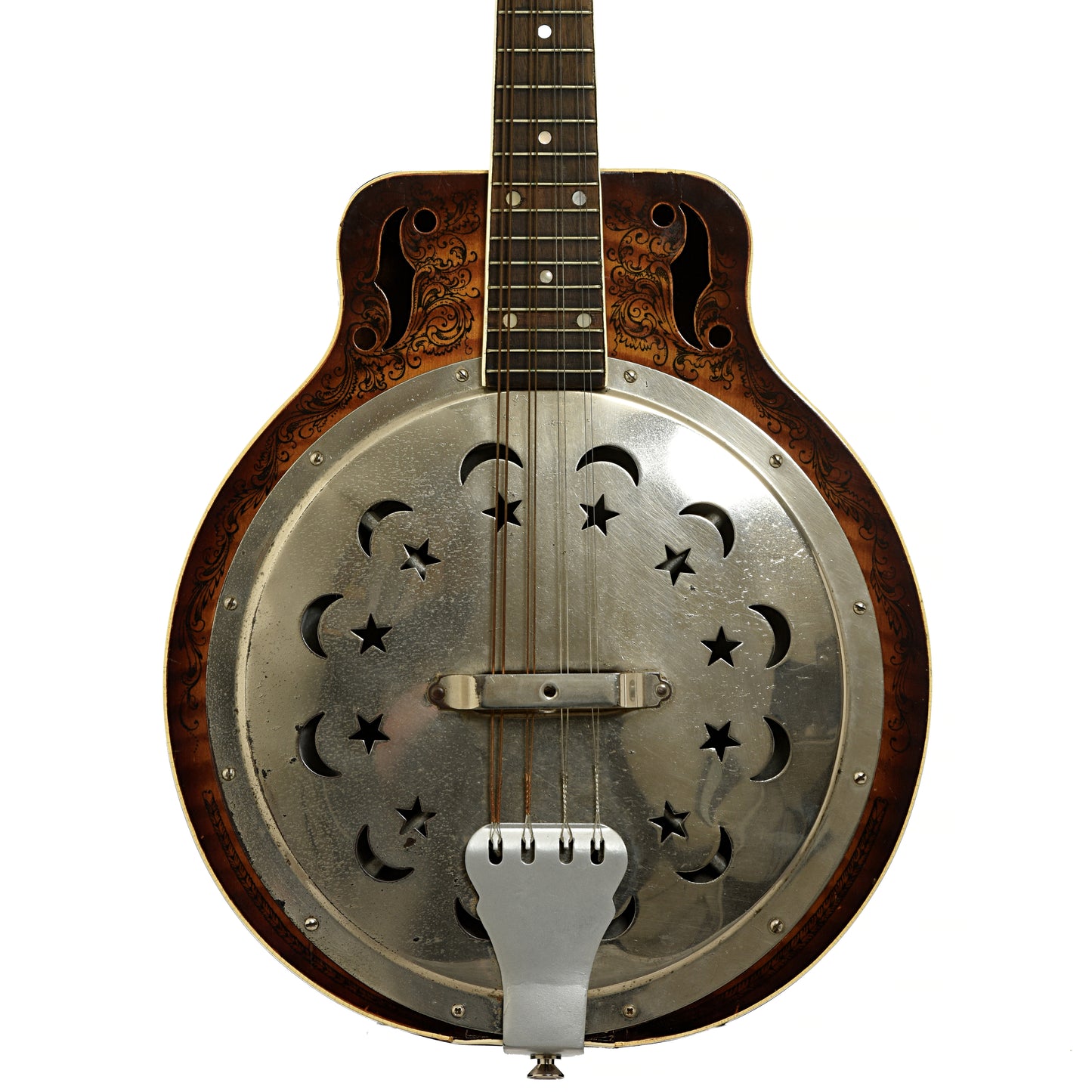 Front of Dobro D-260 Resonator Mandolin