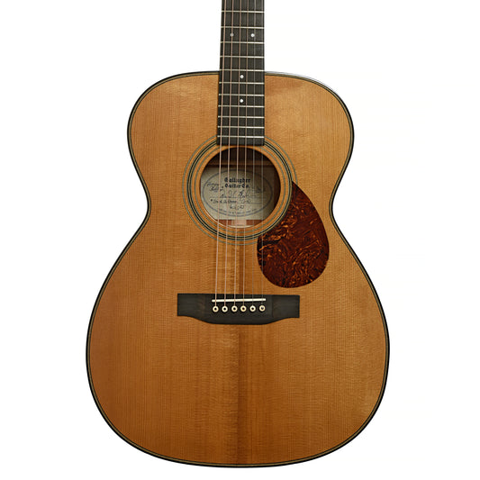 Front of Gallagher Bluegrass Bell GA Acoustic Guitar