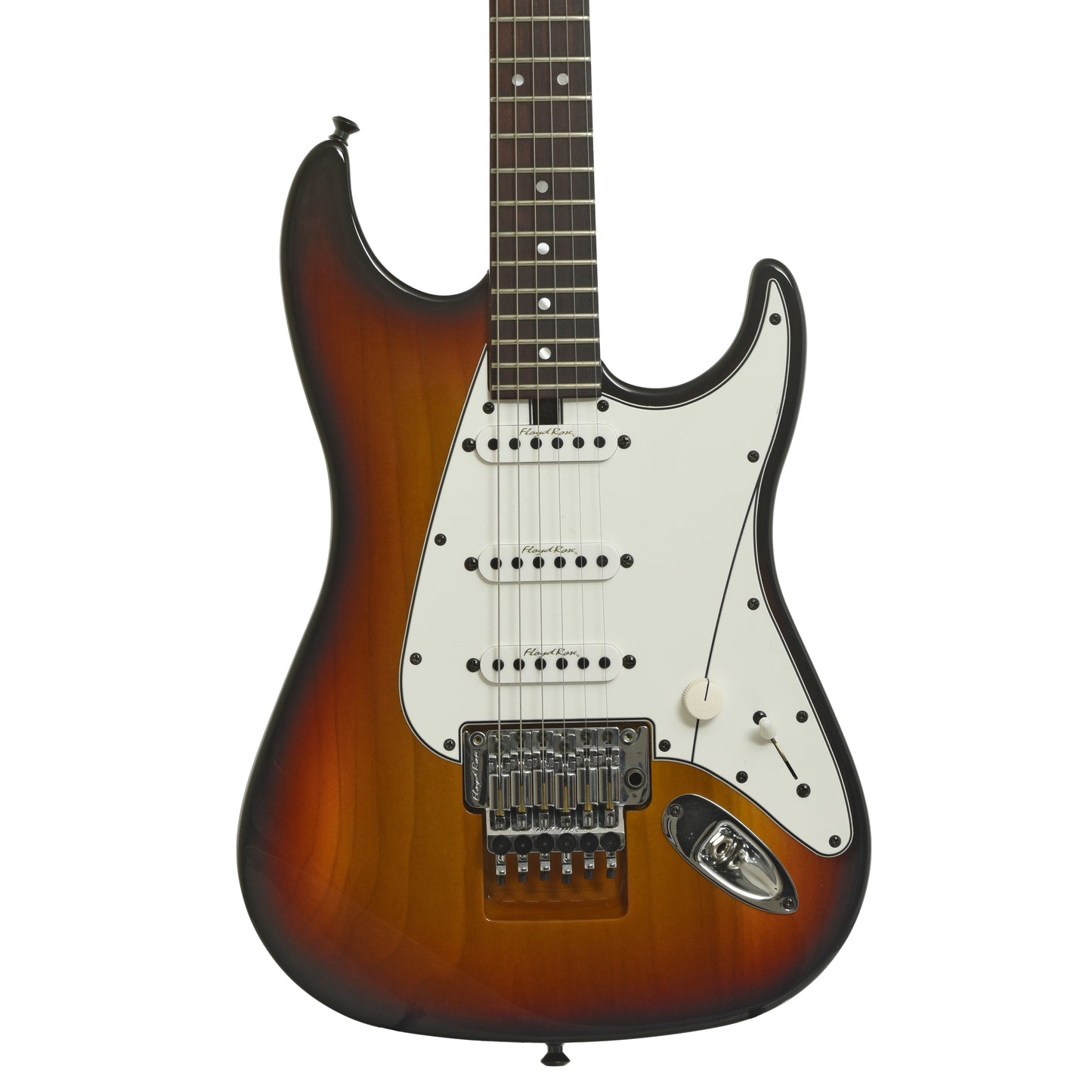 Front of Floyd Rose Model One Electric Guita