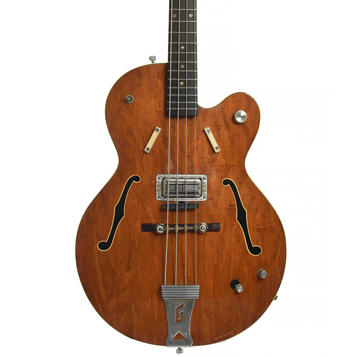 Front of Gretsch 6071 Hollowbody Electric Bass