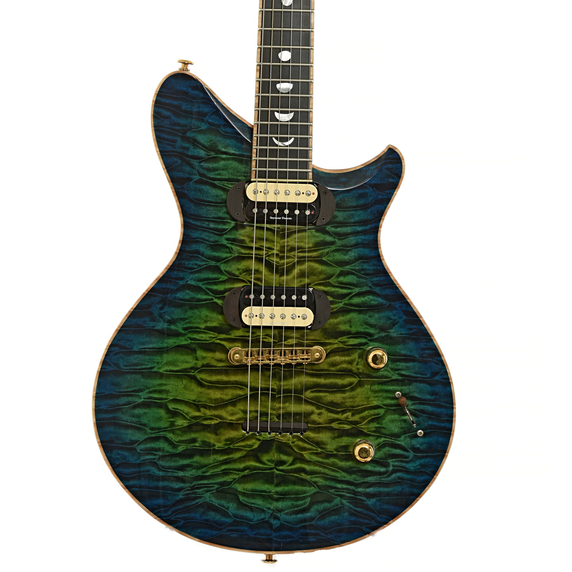 Front of Jet Earlewood Electric Guitar 