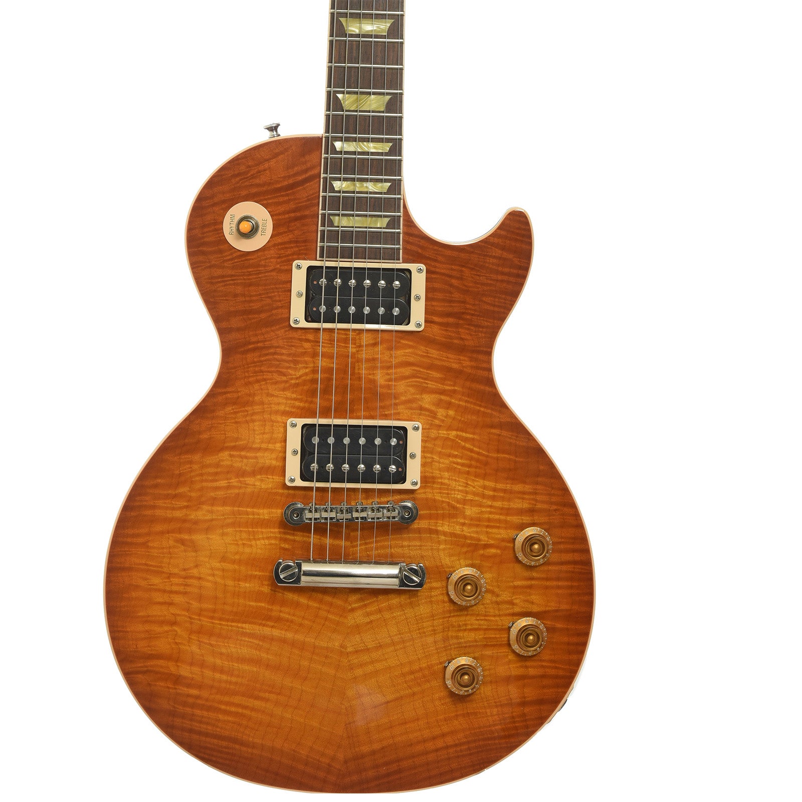Front of Gibson Les Paul Classic Premium Plus Electric Guitar