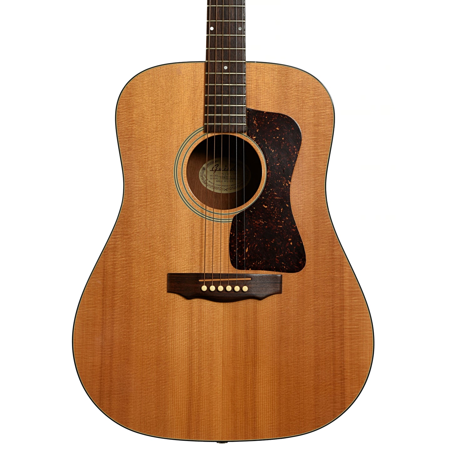 Front of Guild D25 NT Acoustic Guitar 