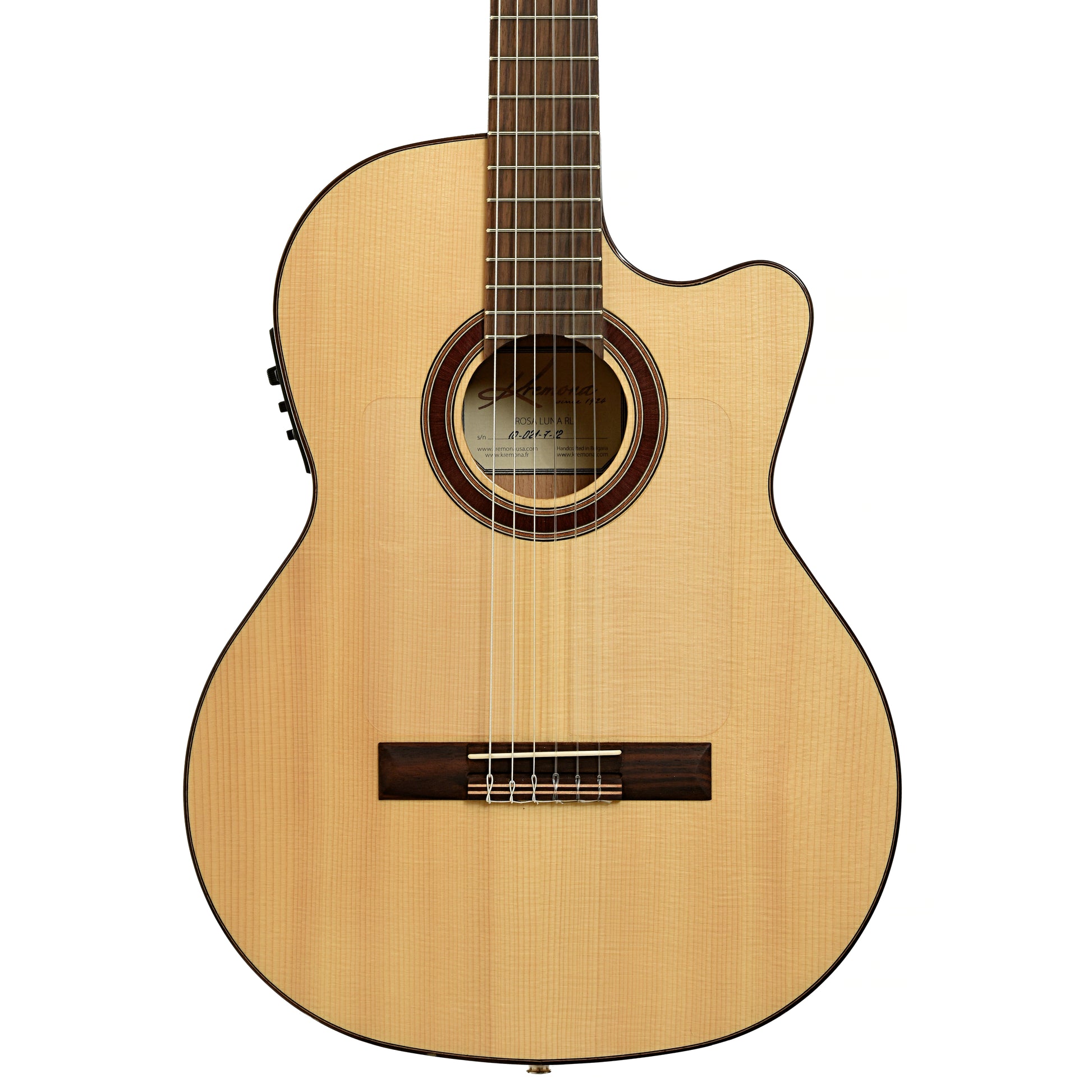 Front of Kremona Rosa Luna RL Flamenco Guitar 