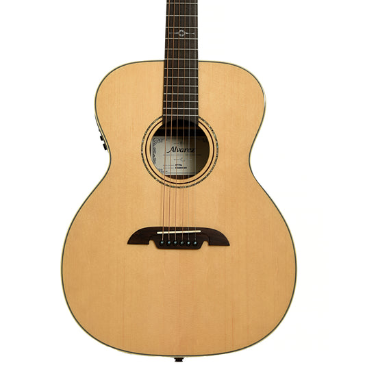 Front of Alvarez Artist Series AF70E OM Acoustic-Electric Guitar 