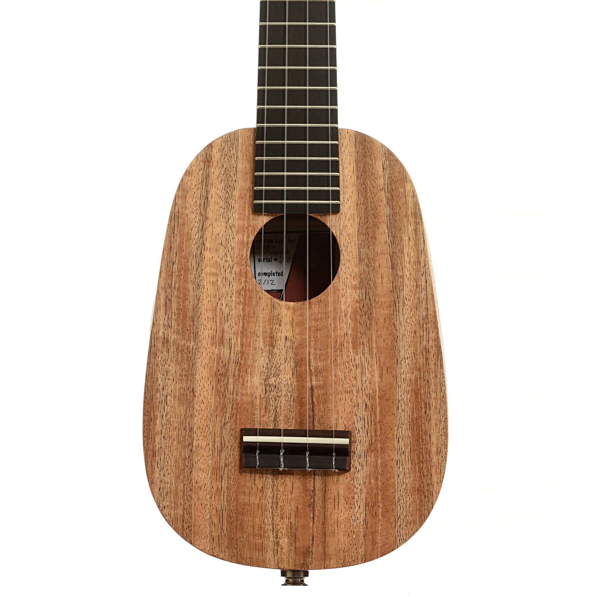 Front of Mya-Moe Pineapple Acacia? Concert Ukulele