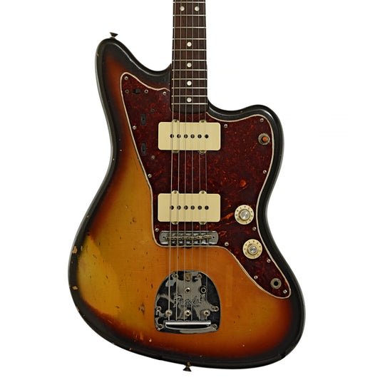Front of Fender Jazzmaster Electric Guitar