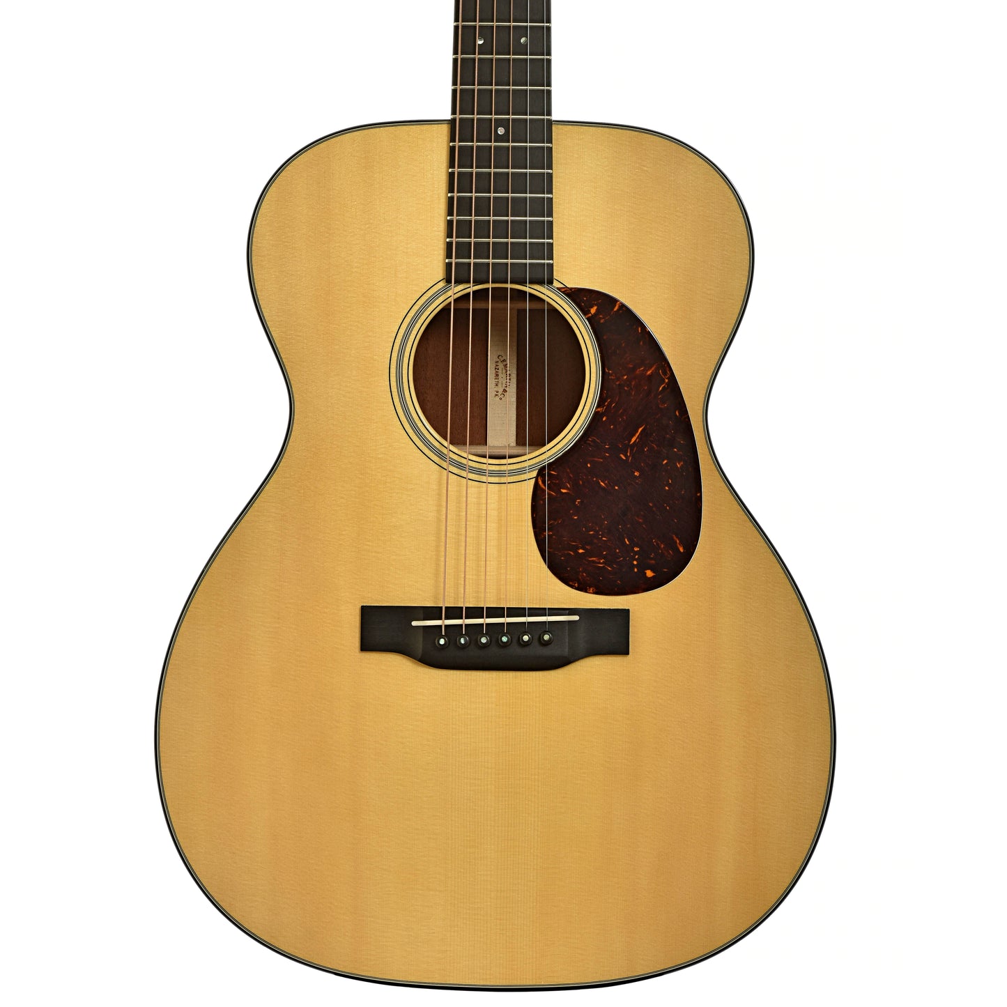 Front of Martin 000-18 Custom Shop Sinker Mahogany 