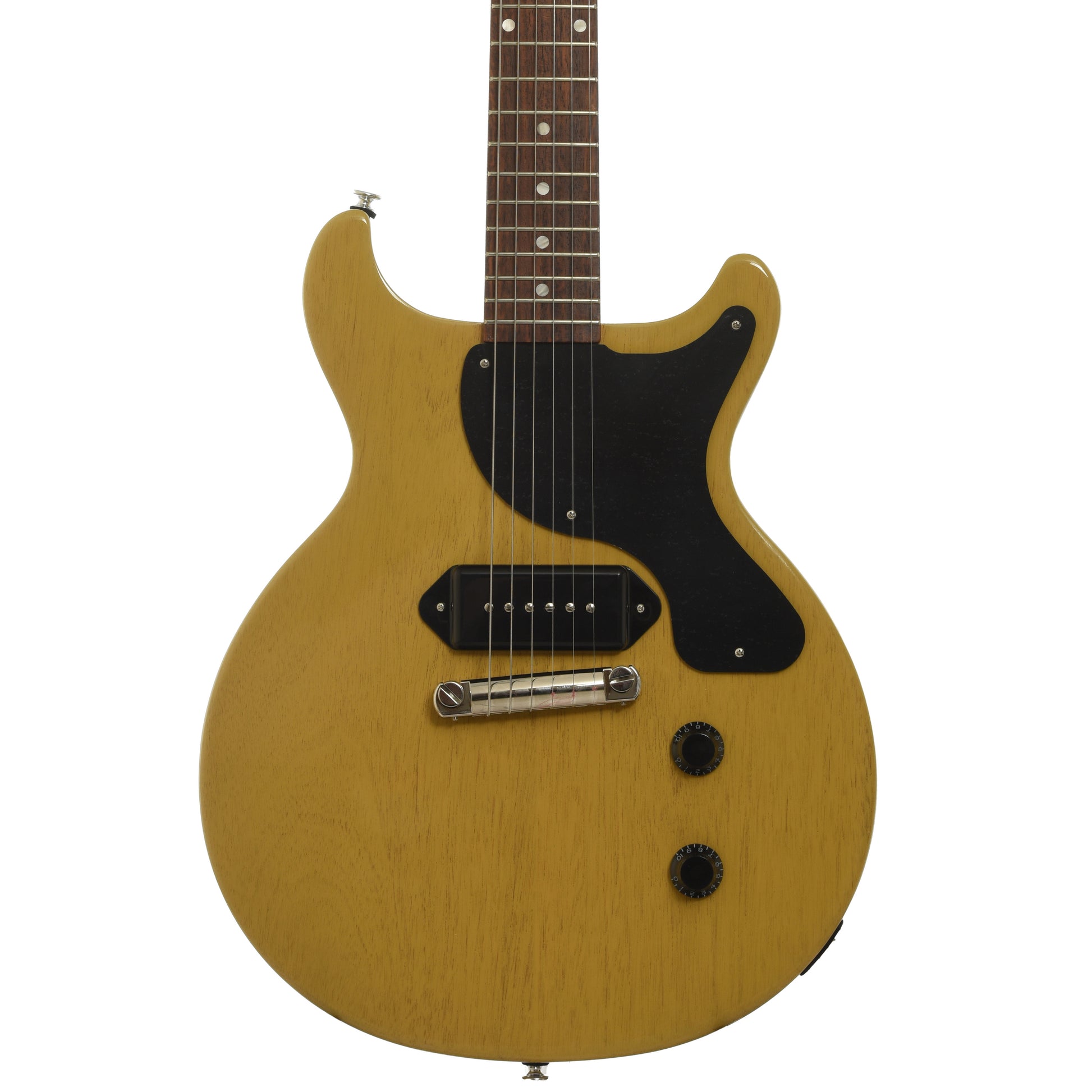 Front of Gibson Les Paul Junior Double Cut Electric Guitar
