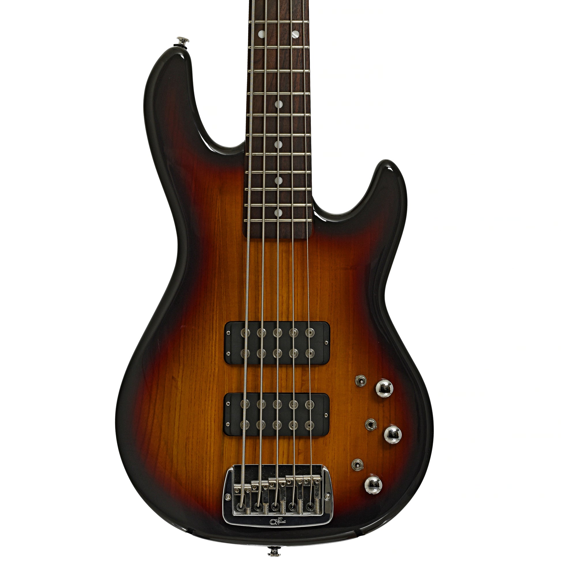 Front of G&L L-2500 Tribute 5-String Electric Bass 