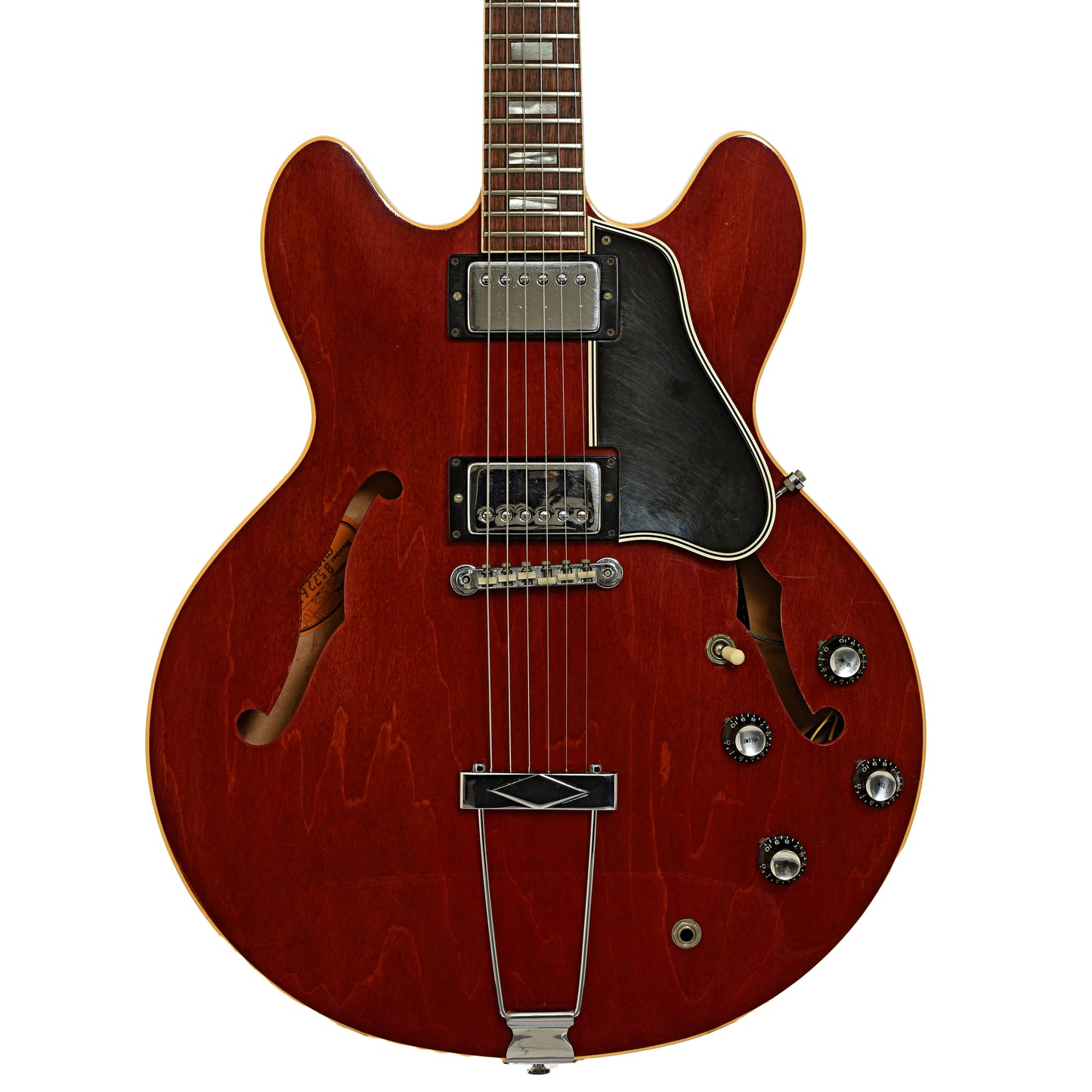 Front of Gibson ES-335 Hollowbody Electric Guitar