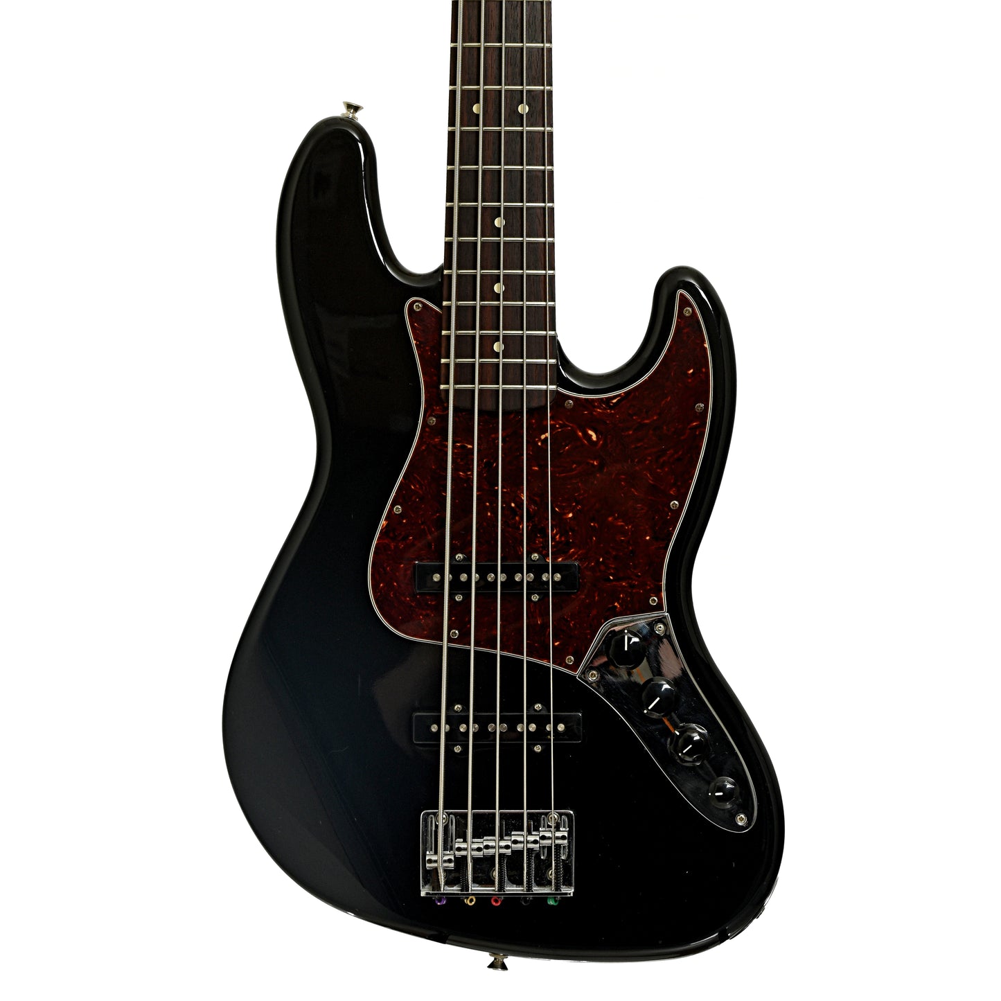 Front of Fender Deluxe Active Jazz Bass V