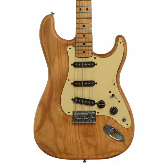 Front of Fender Stratocaster Electric Guitar