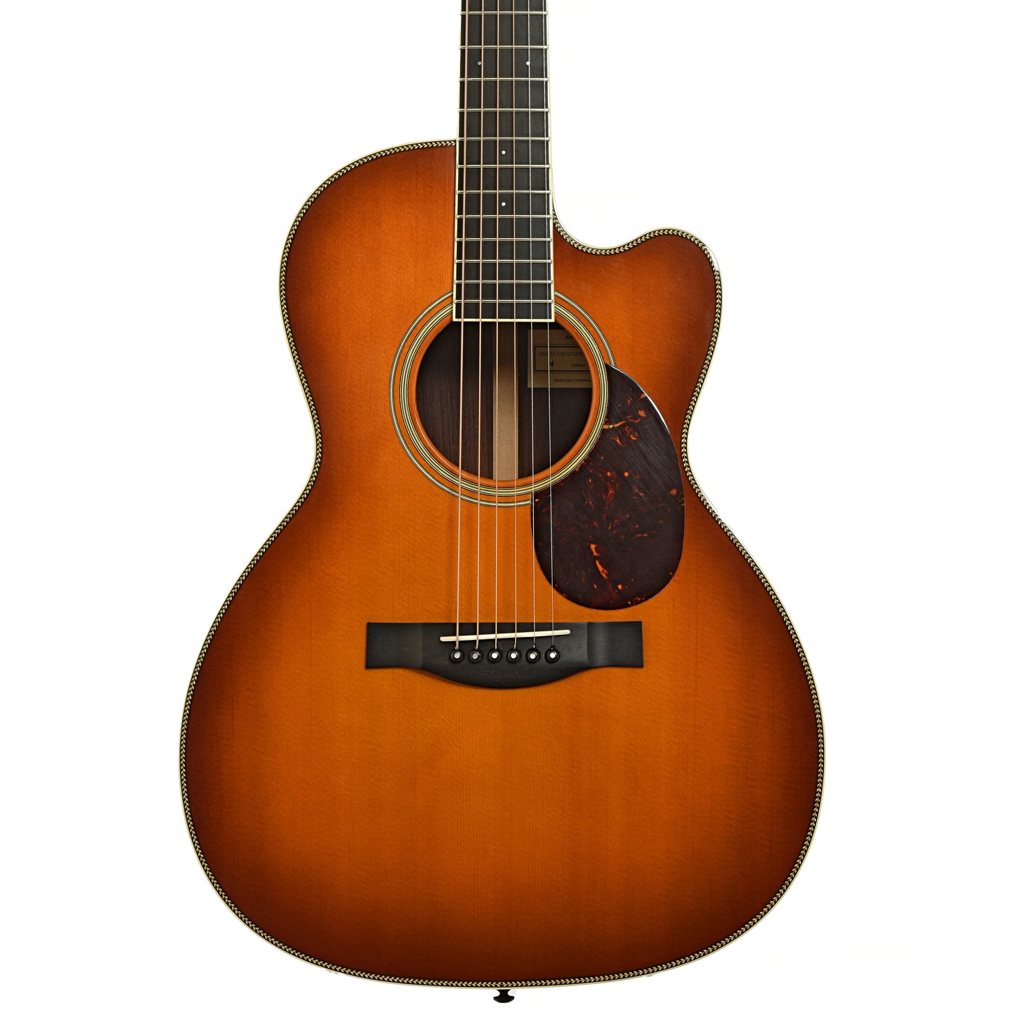 Front of Santa Cruz H Acoustic Guitar