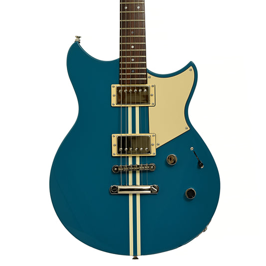 Front of Yamaha RSE20 Revstar Element Electric Guitar, Swift Blue