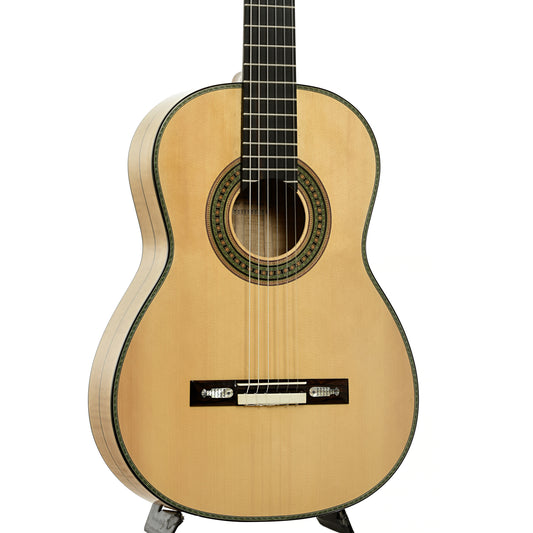 Front and side of Jellinghaus Antonio De Torres 1883 Replica SE49 Acoustic Guitar