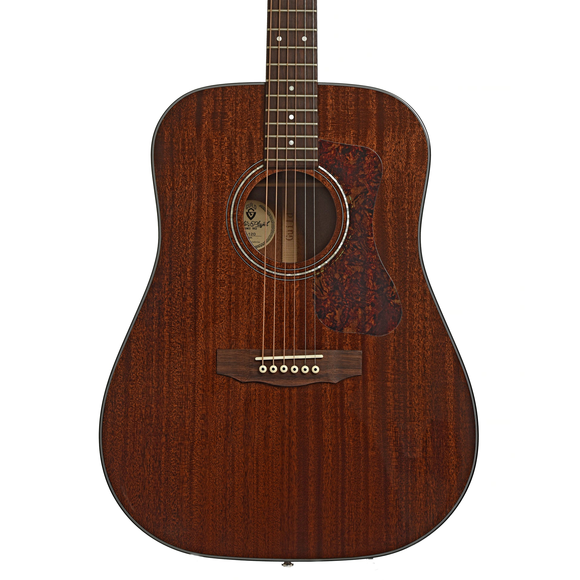 Front of Guild Westerly Collection D-120 Acoustic Guitar