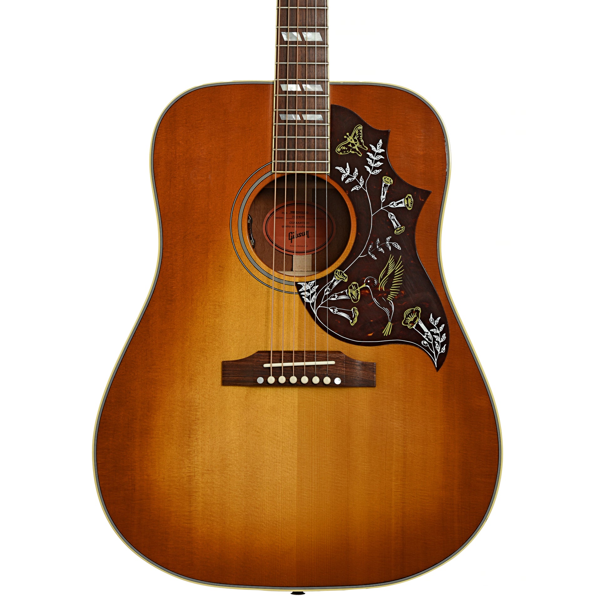 Front of Gibson Hummingbird Original Acoustic Guitar