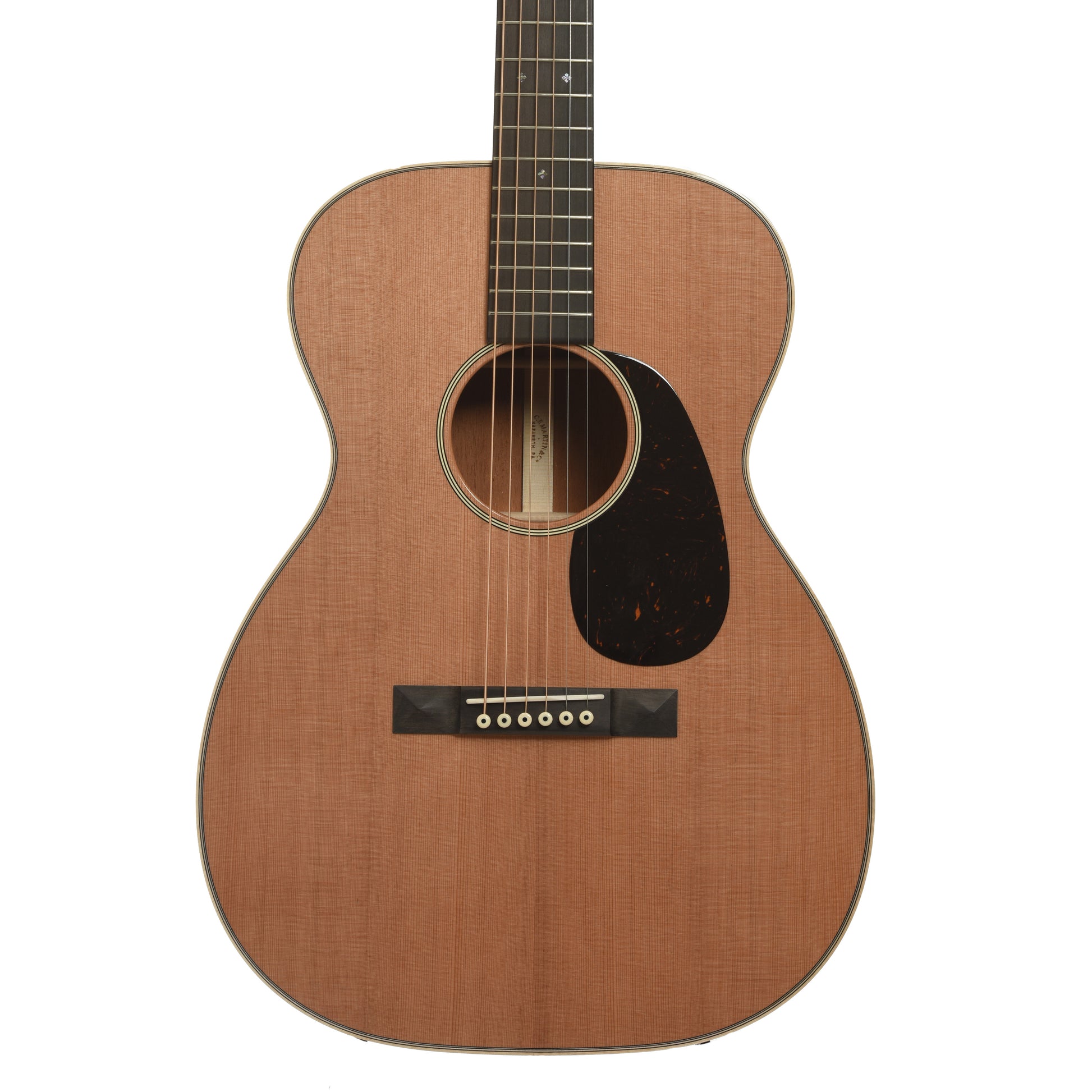 Front of Martin 00 Deep Body Custom Shop Elderly Sales Staff Select Acoustic Guitar 