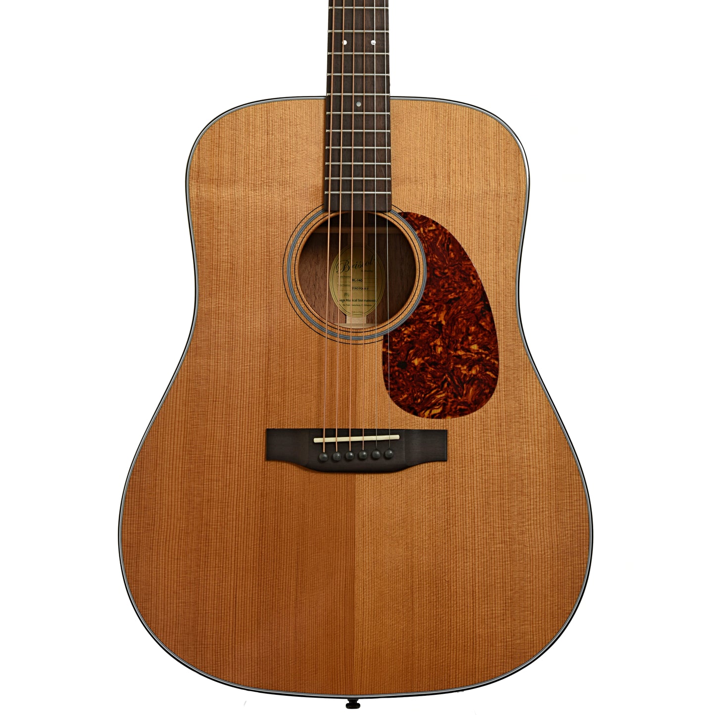 Front of Bristol by Blueridge BL-140 Dreadnought Acoustic Guitar