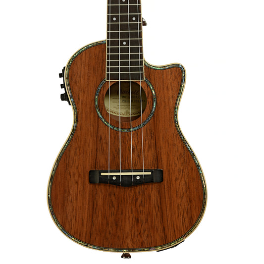 Front of Mitchell MU100CE/N Concert Ukulele
