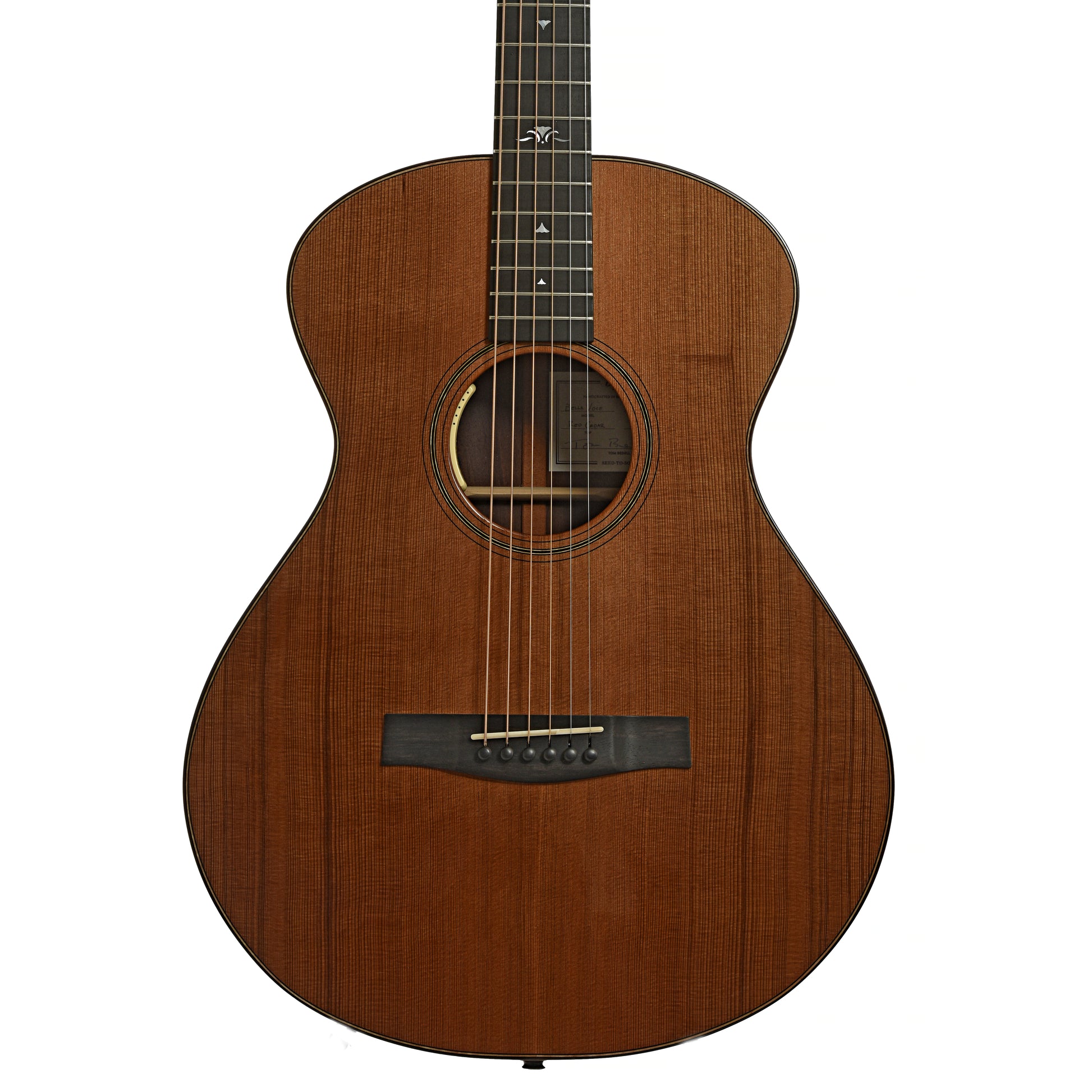 Front of Bedell Angelica Bella Voce Acoustic-Electric Guitar 