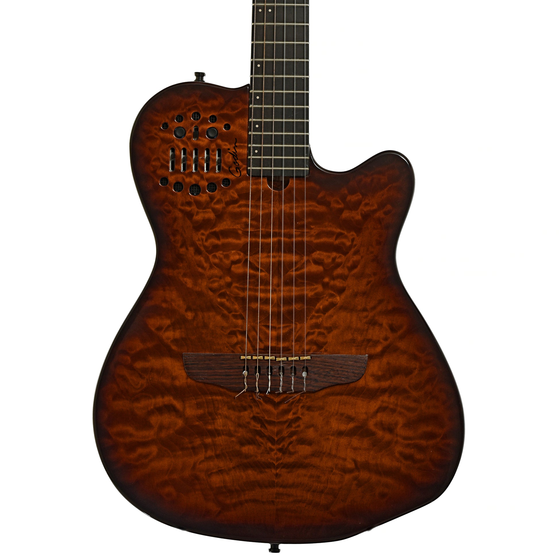 Front of Godin Multiac ACS SA Nylon-String Electric Guitar