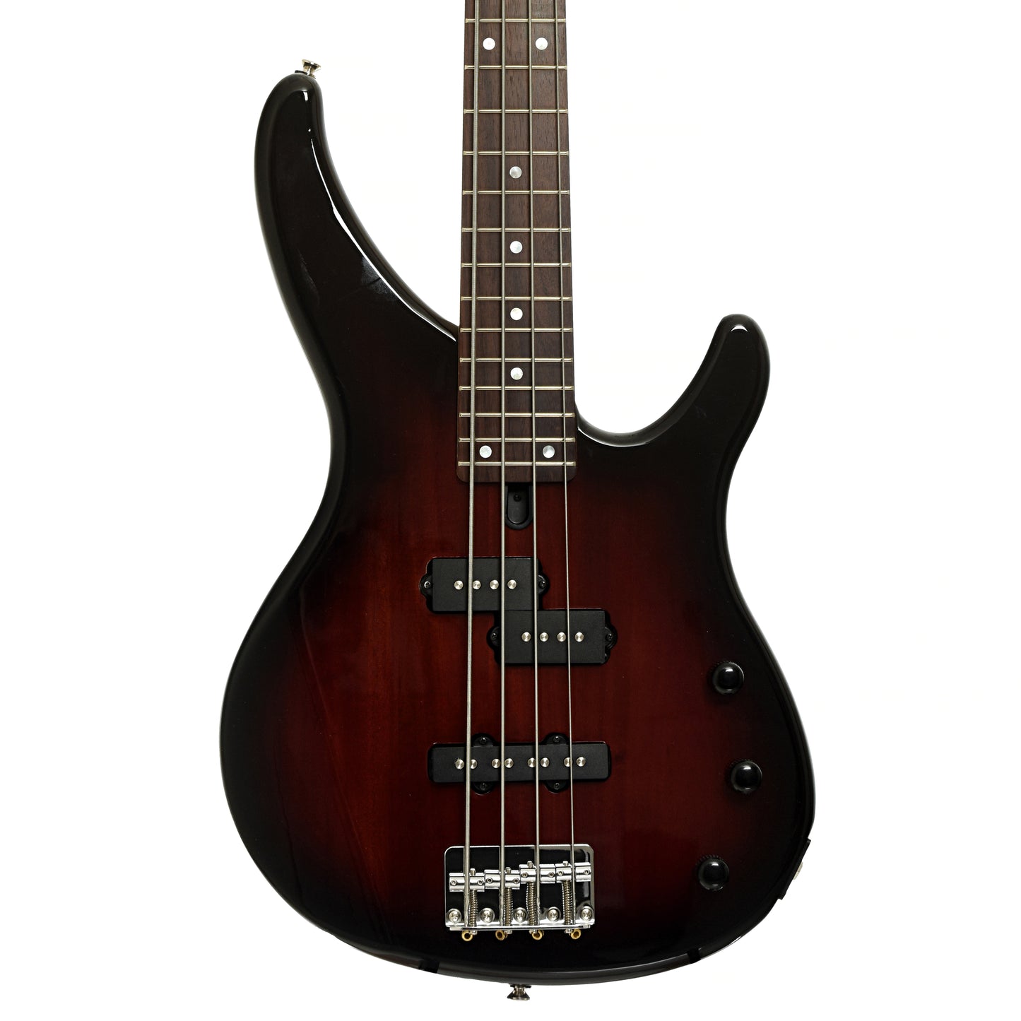 Front of Yamaha TRBX174 4-String Electric Bass