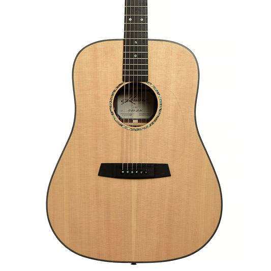 Front of Kremona R-30e Dreadnought Acoustic-Electric Guitar