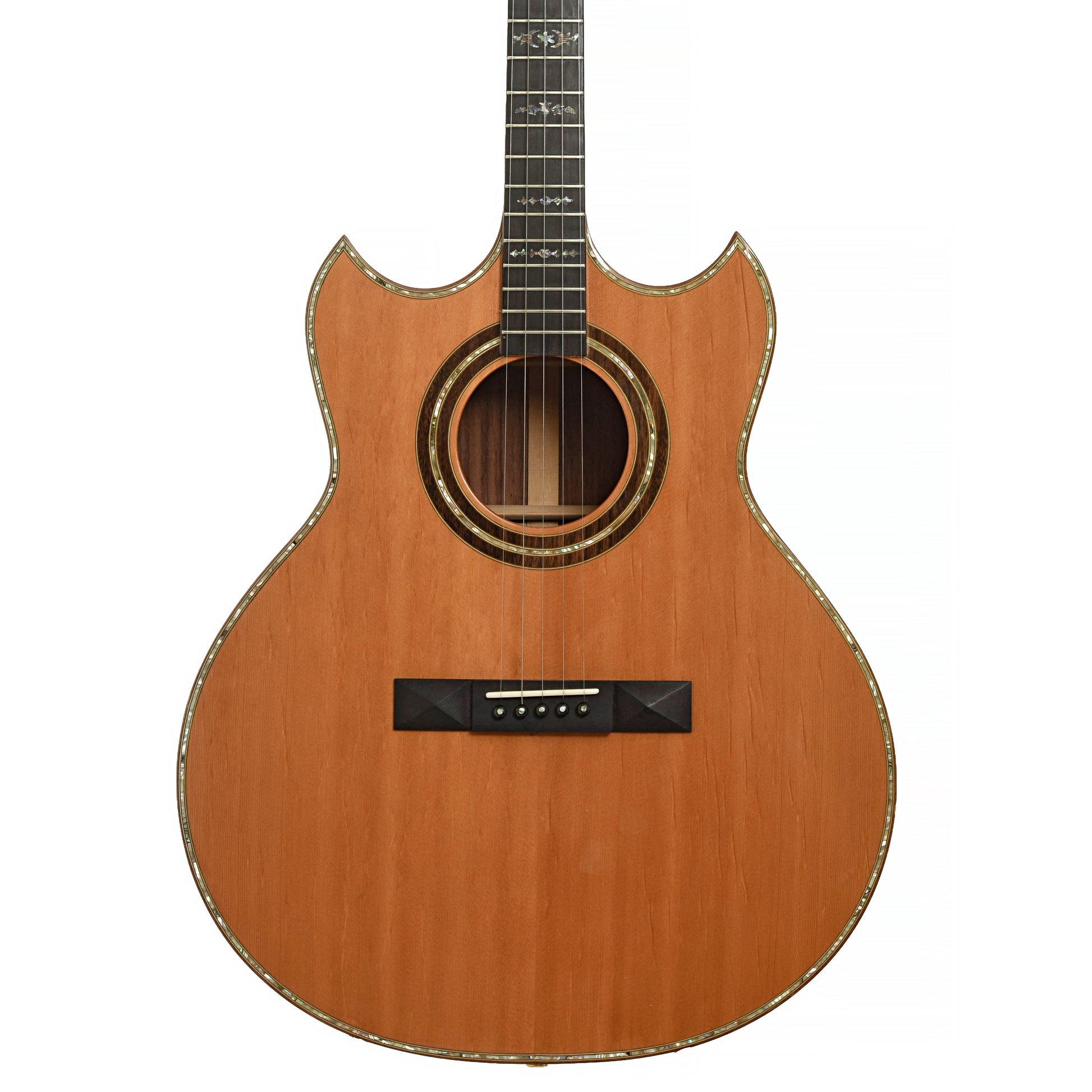 Front of Doc Fossey Model 2 Banjitar