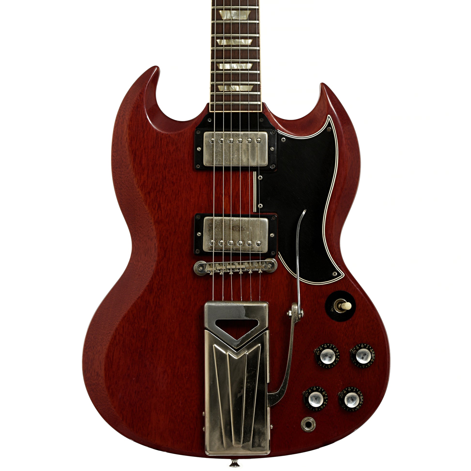 Front of Gibson Les Paul Standard Electric Guitar