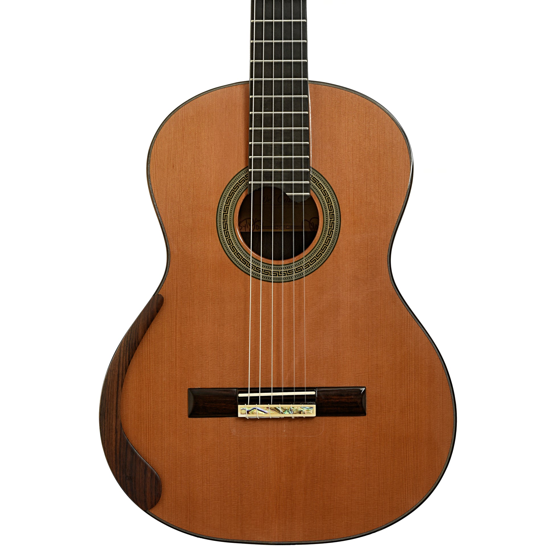 Front of De Cascia Sylvia Model Classical Guitar