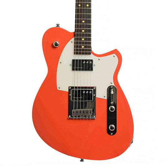 Reverend Charger Cleancut Electric Guitar, Feisty Red