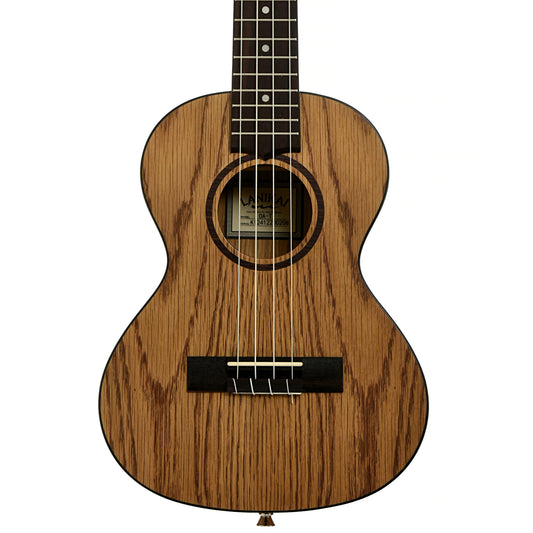 Front of Lanikai OA-T Oak Tenor Ukulele & Gigbag