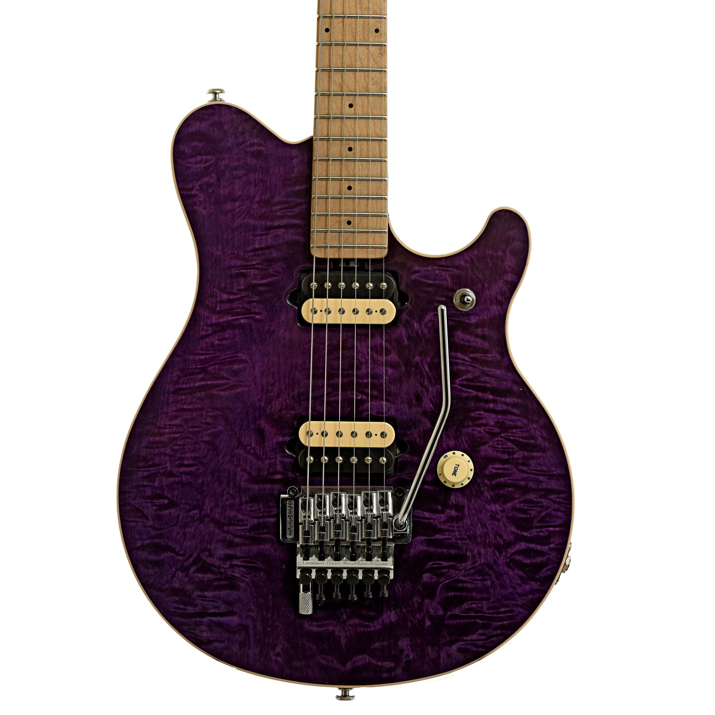 Front of Ernie Ball Music Man Eddie Van Halen Signature Model 