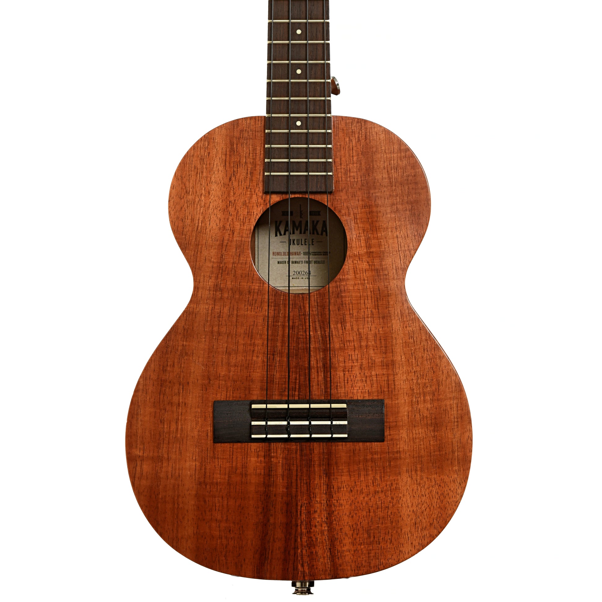 Front of Kamaka HF-3 Tenor Ukulele 