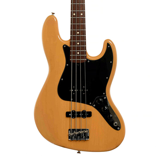 Front of Fender American Series Electric Jazz Bass