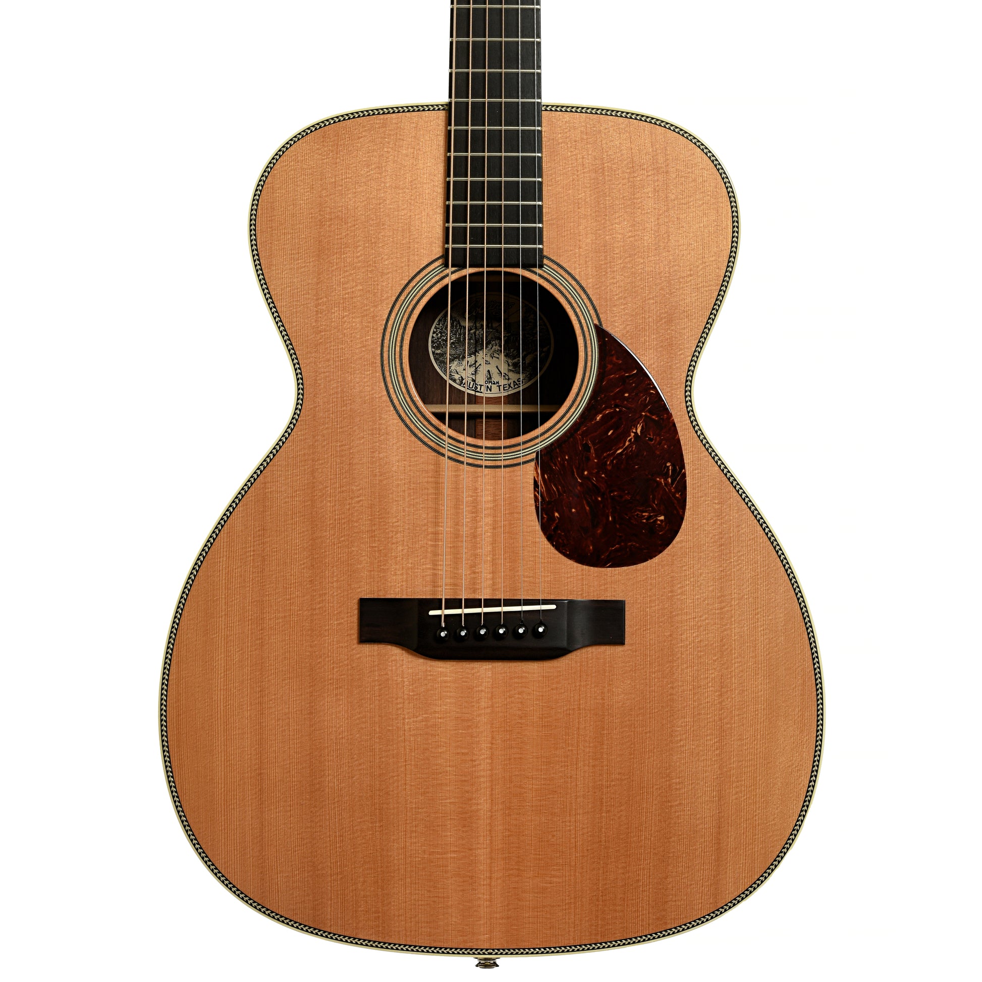 Front of Collings OM2H Acoustic Guitar 