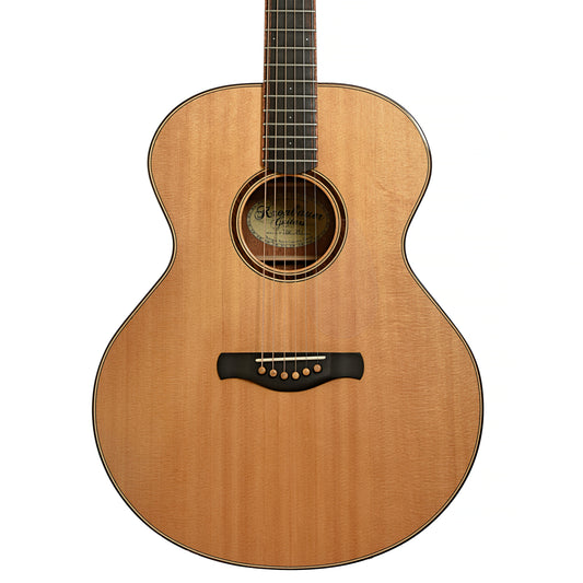 Front of Kronbauer TDK Jumbo Acoustic Guitar