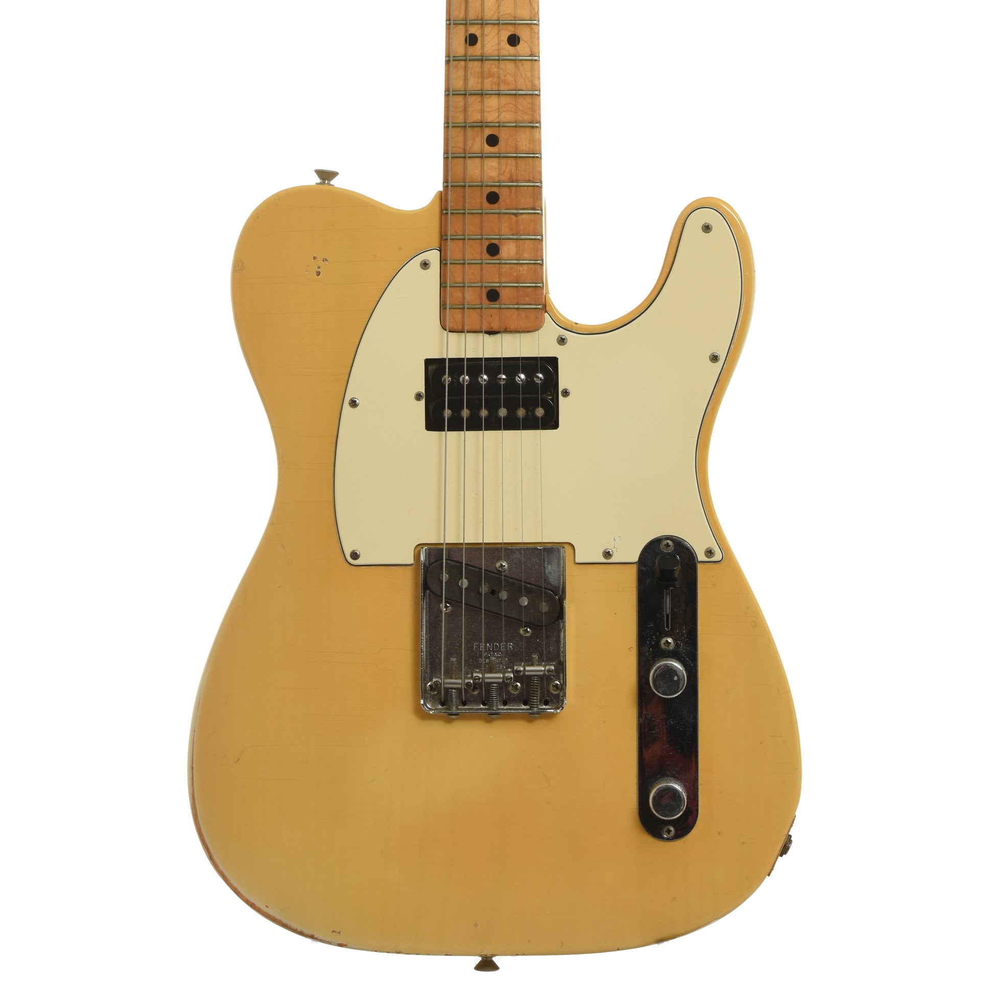 Front of Fender Telecaster Electric Guitar 