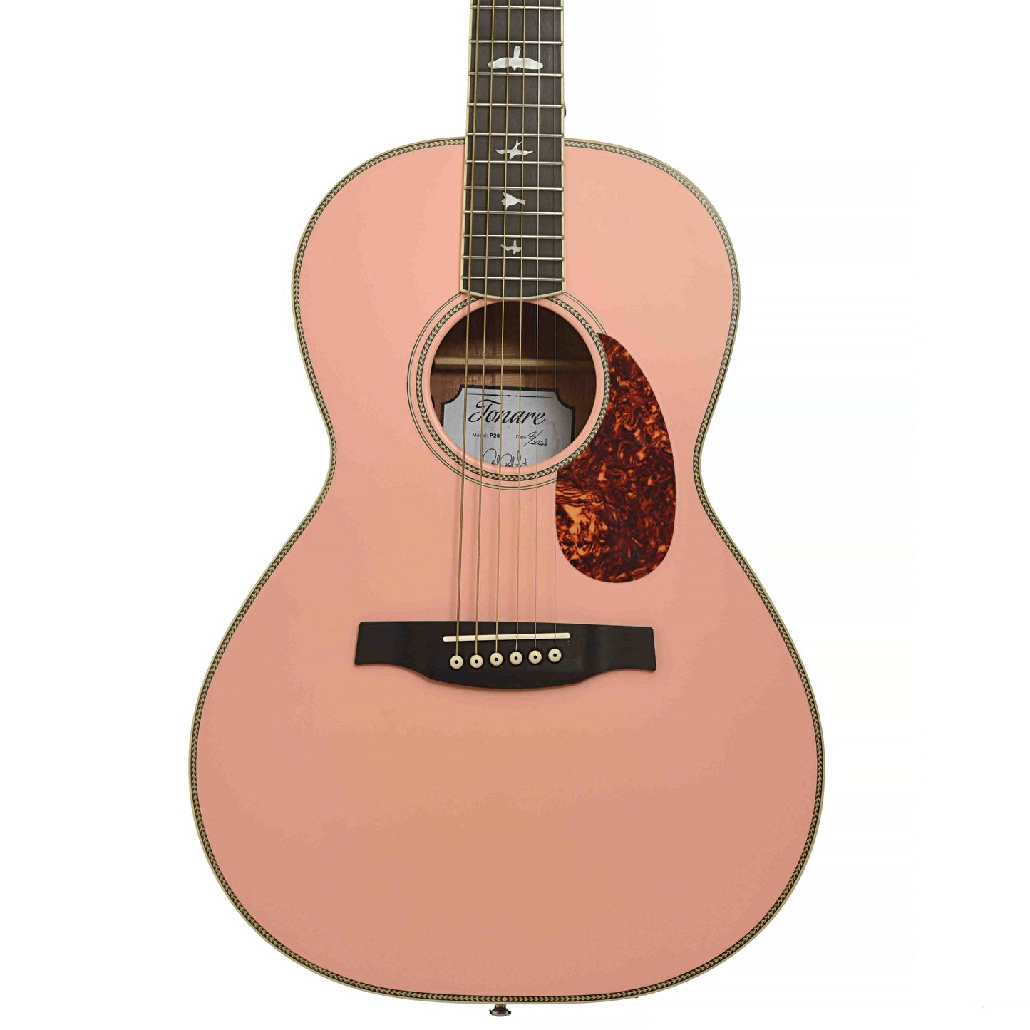 Front of PRS SE P20E Lotus Pink