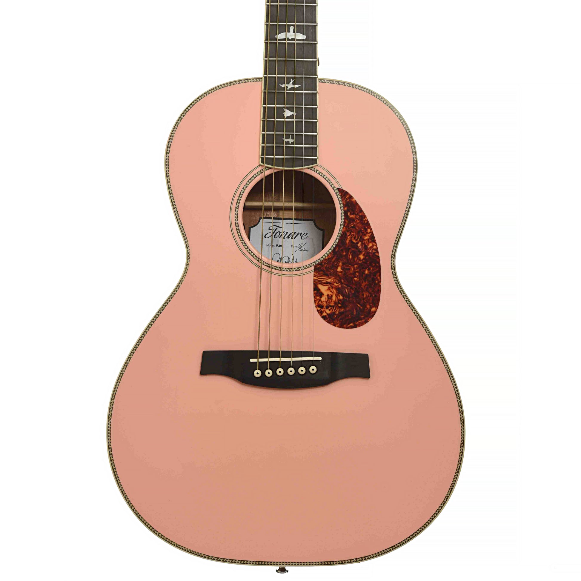 Front of PRS SE P20E Lotus Pink