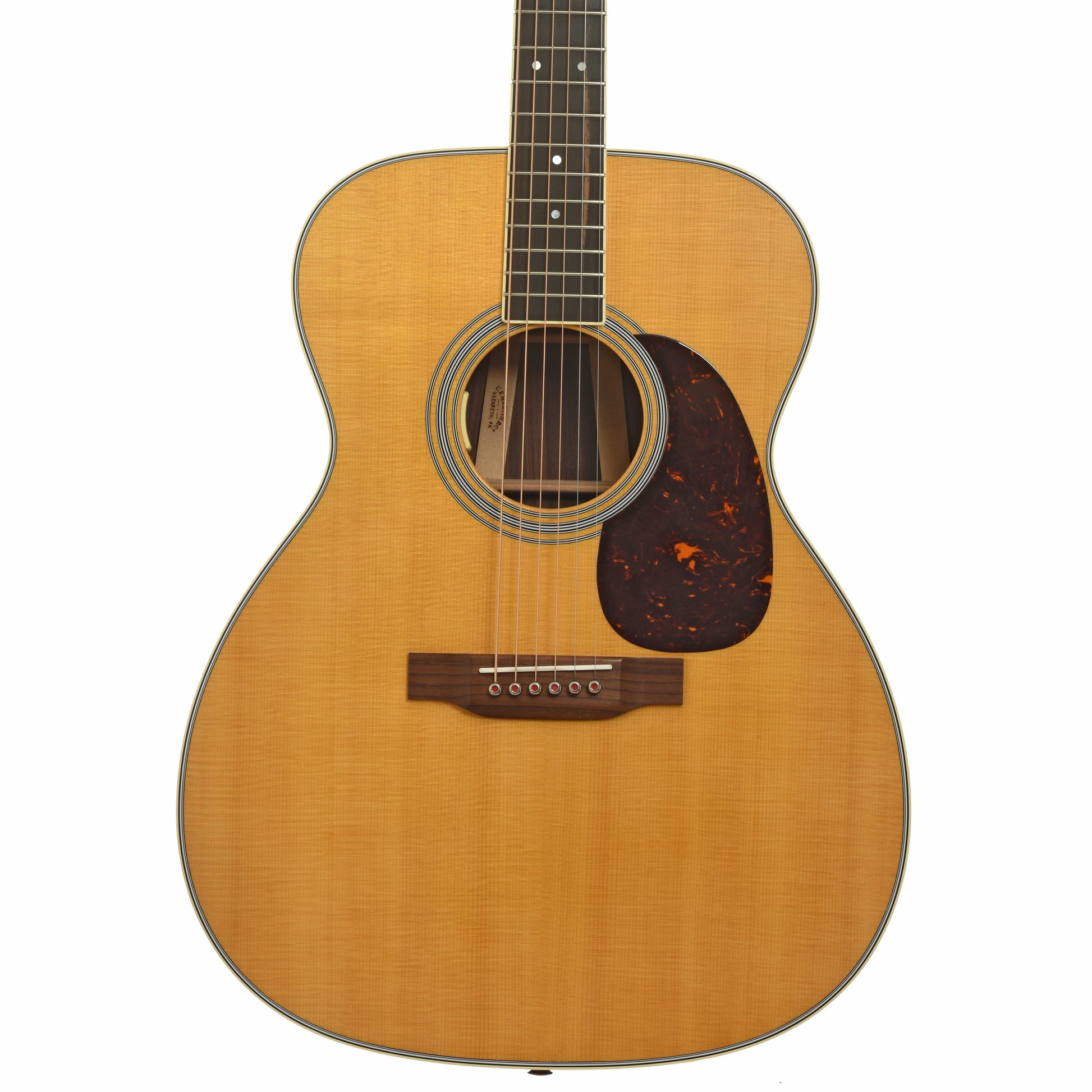 Front of Martin M-36 Acoustic-Electric Guitar