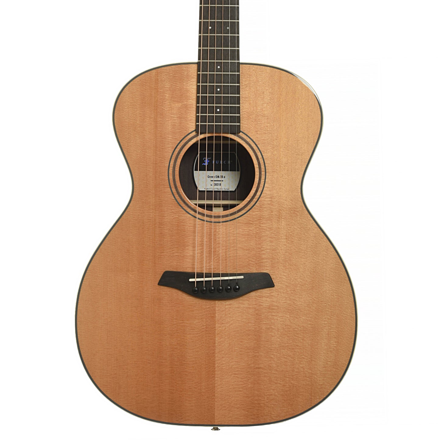 Front of Furch Green Series OM-TR a OM Acoustic Guitar