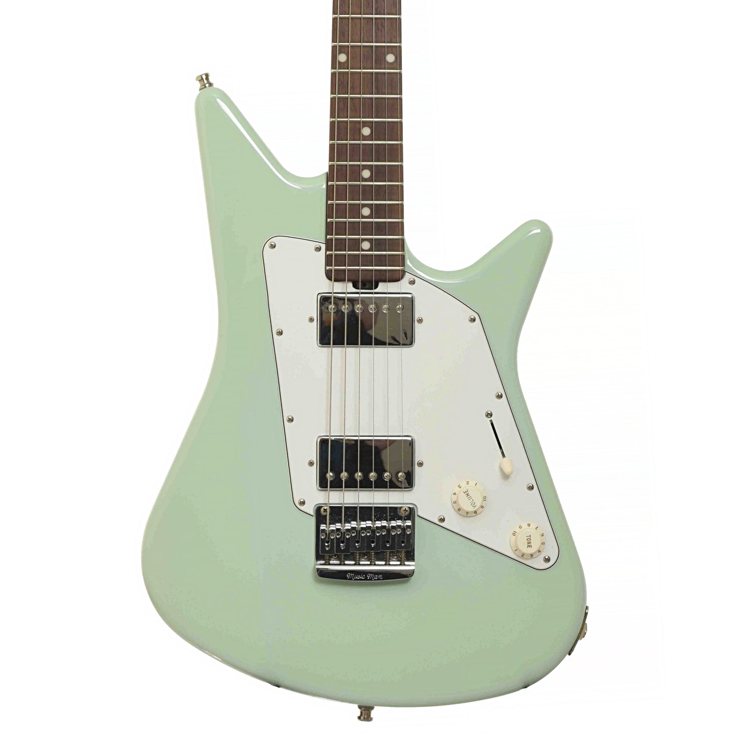 Front of Ernie Ball Music Man Albert Lee HH