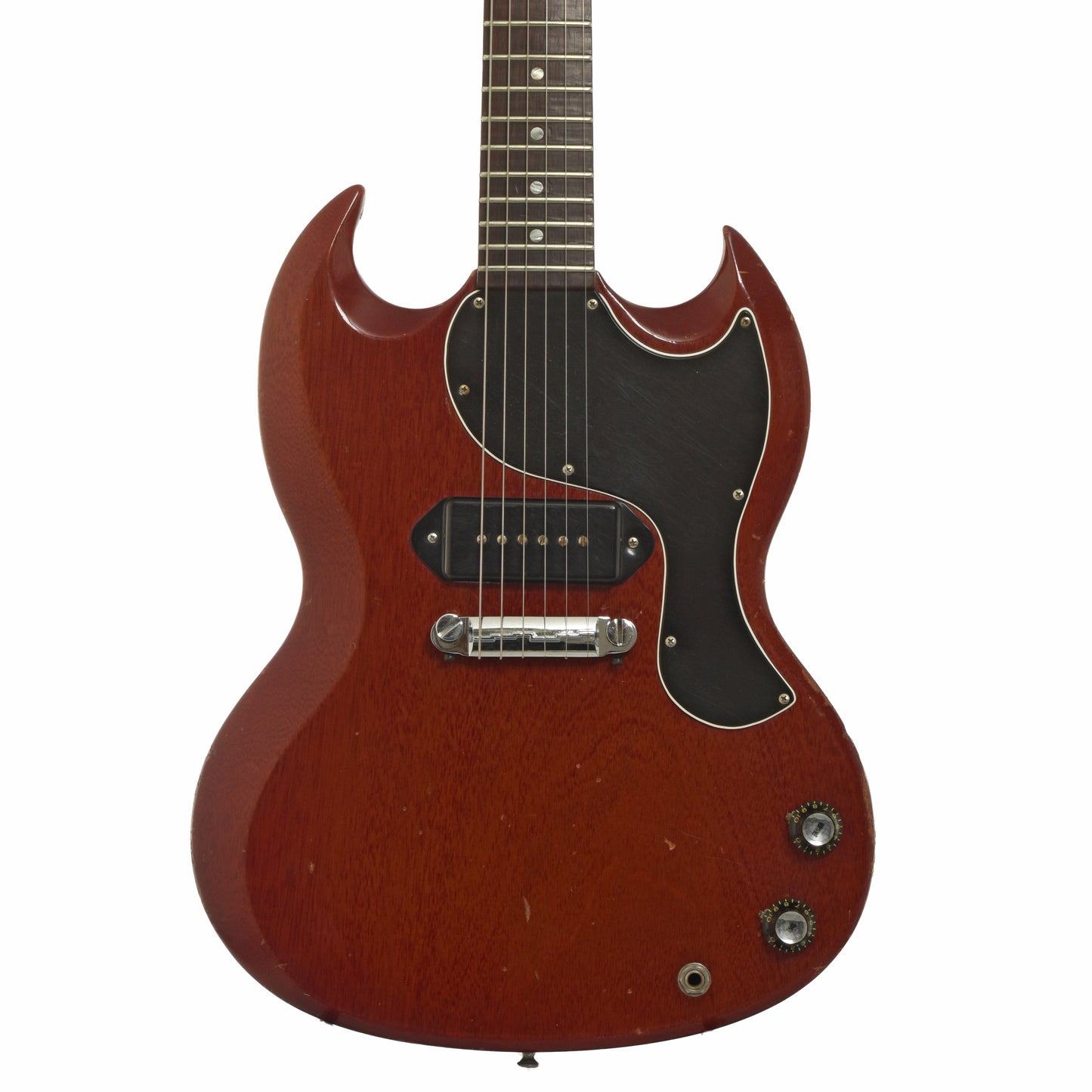 Front of Gibson SG Junior Electric Guitar