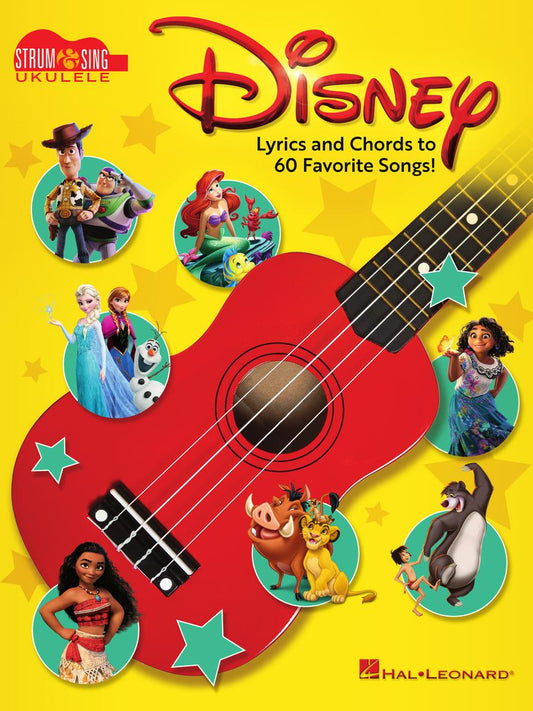 Image 1 of Disney - Strum & Sing Ukulele Lyrics and Chords to 60 Favorite Songs - SKU# 49-249108 : Product Type Media : Elderly Instruments